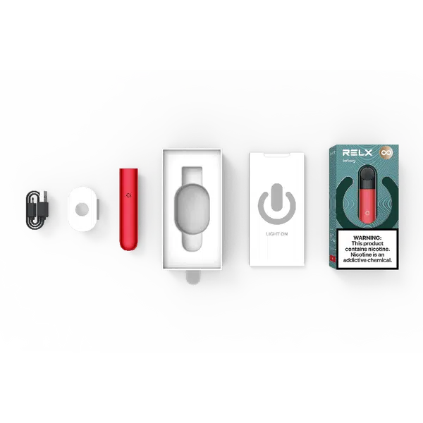 RELX Infinity Package Red Color Vape Pen