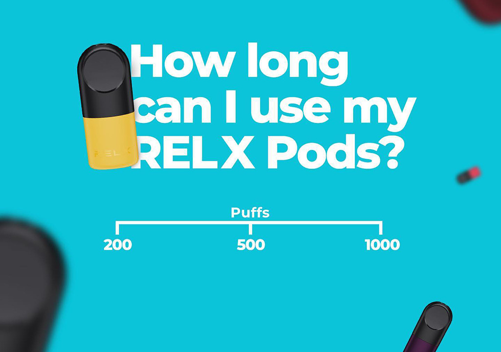 How many puffs can you get from a single RELX vape pod? 1 relx pod1