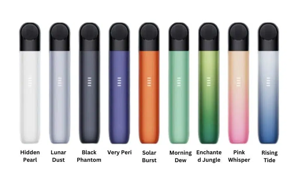 What are the color options for the Relx Infinity Plus? 1 Relx infinity plus