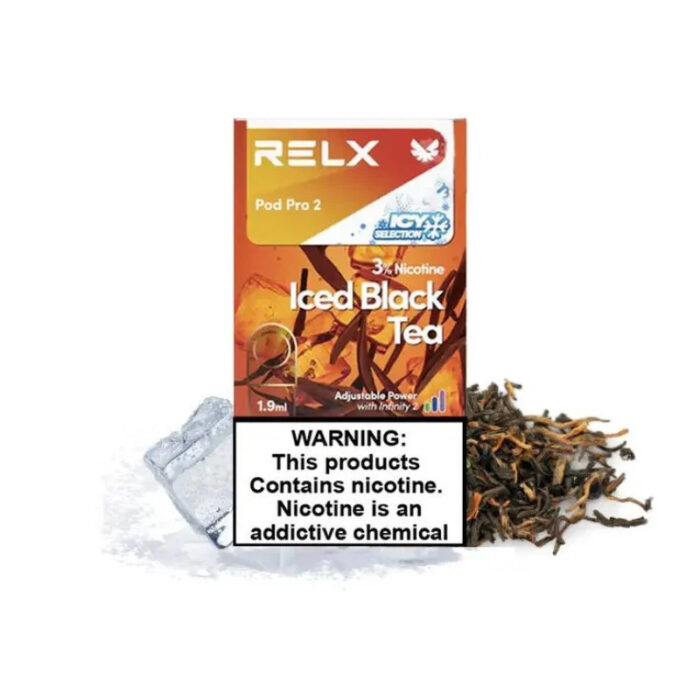 iced black tea relx infinity 2 pod