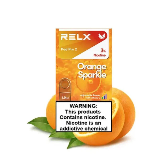 orange sparkle relx infinity 2 pod
