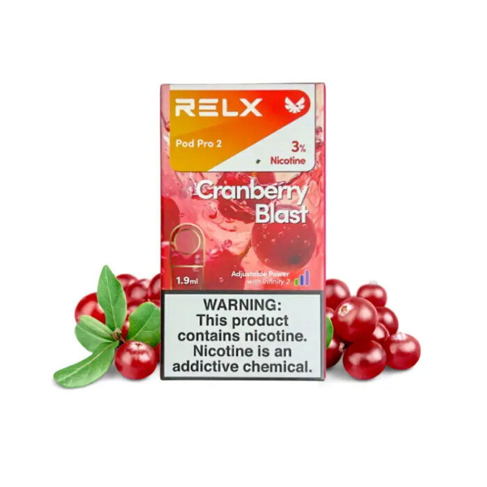 relx infinity 2 pod cranberry blast