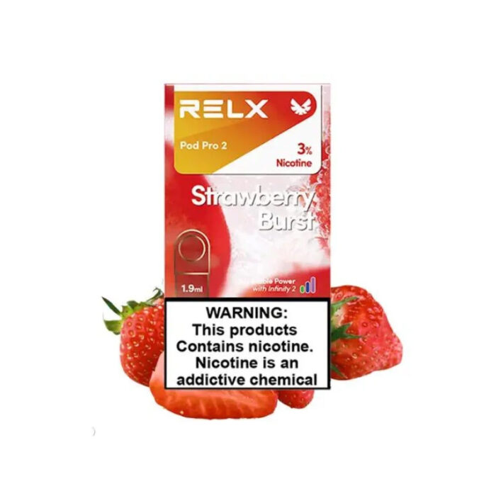strawberry burst relx infinity 2 pod