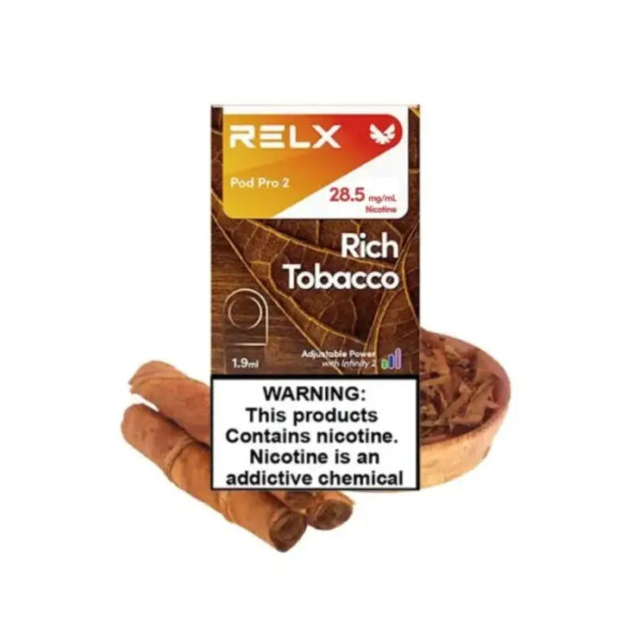 tobacco red relx infinity 2 pod