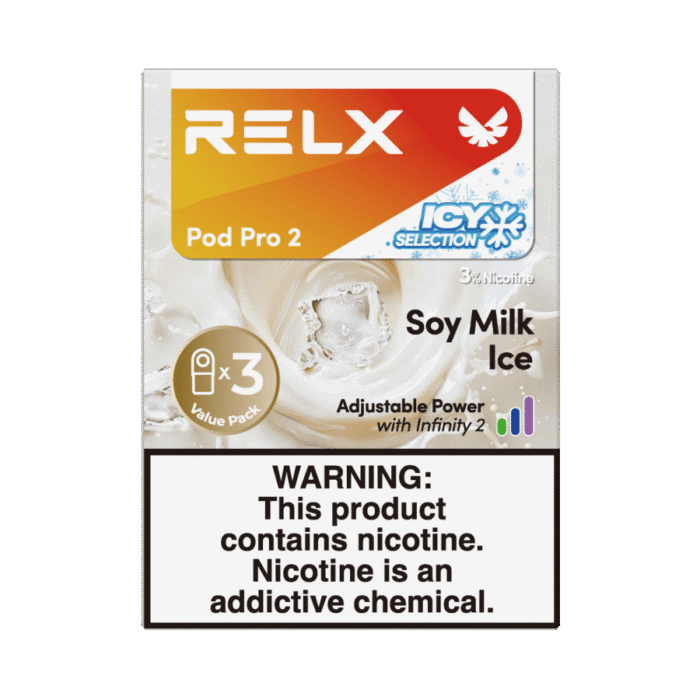 Package V240717 Rendering Front RELX Pod Pro 2 3 Pods Soy Milk Ice 3 STDX M 6941974932437 fid1721631035631EyyM